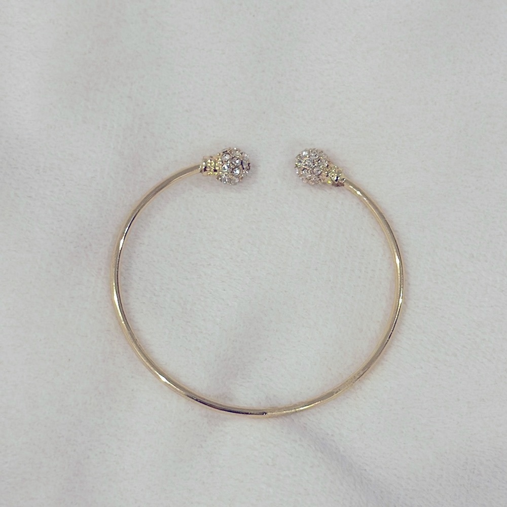 Gold Crystal Bangle